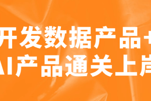 开发数据产品+AI产品通关上岸