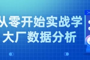 小象学院 互联网大厂数据分析项目实战