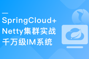 SpringCloud+Netty集群实战千万级 IM系统